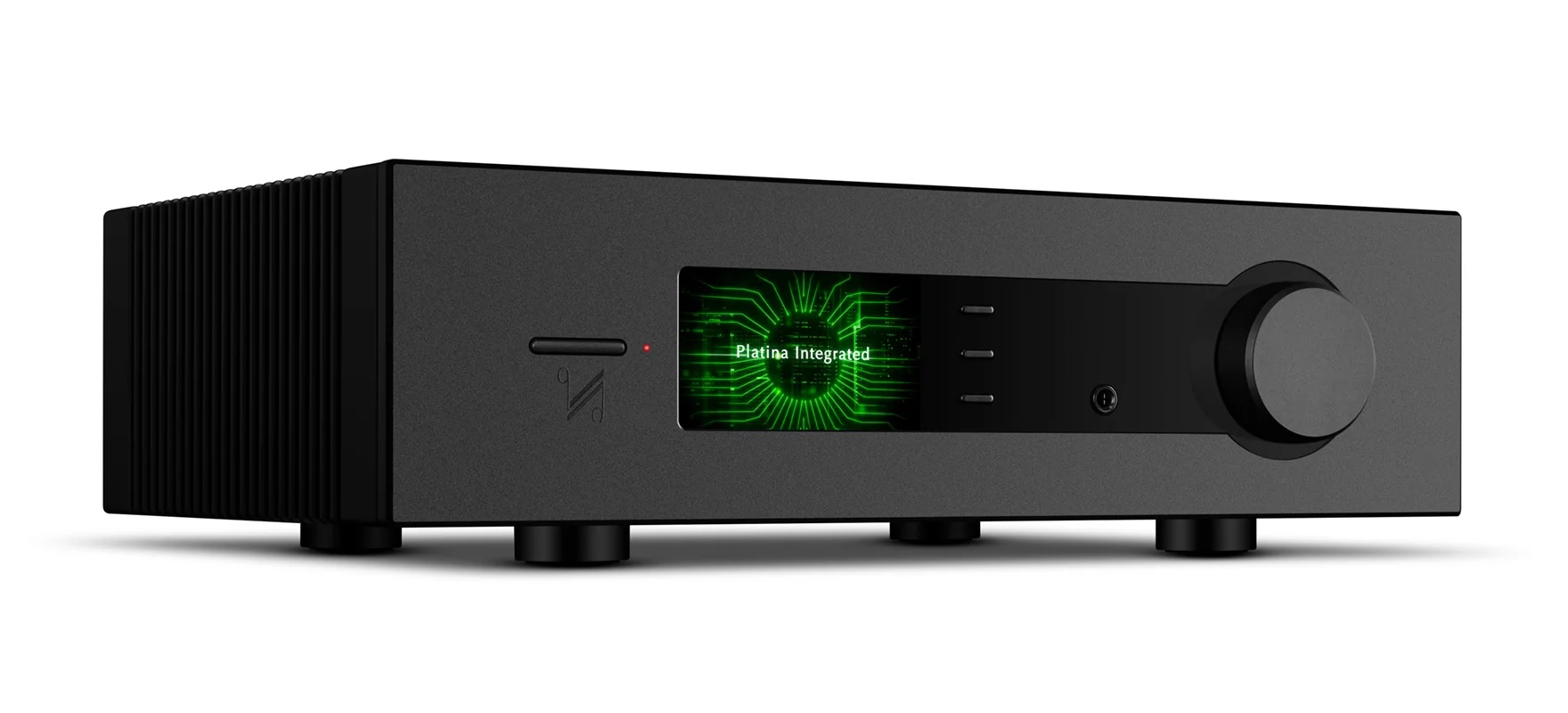 Quad Platina CDT Puts Disc Playback First 5 Quad Platina CDT CD transport with front-loading tray and color display