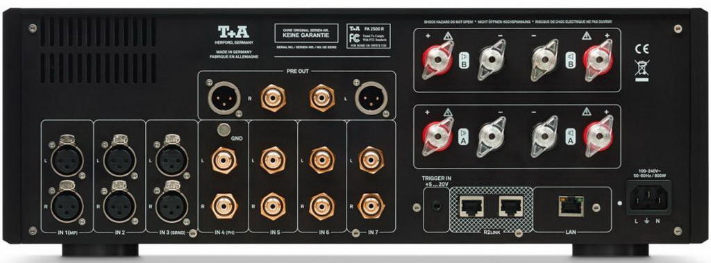 T+A PA 2500 R: Integrated Amplification Without Compromise on Flexibility 3 T+A PA 2500 R high-power integrated amplifier