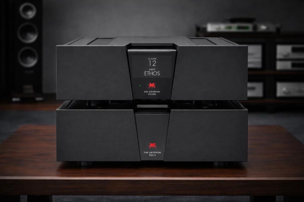 Gryphon Helios is a next-generation high-end preamplifier with dual-mono design, Class A topology, and modular DAC/phono options. Discover features, design, and pricing of Gryphon’s Pandora successor.