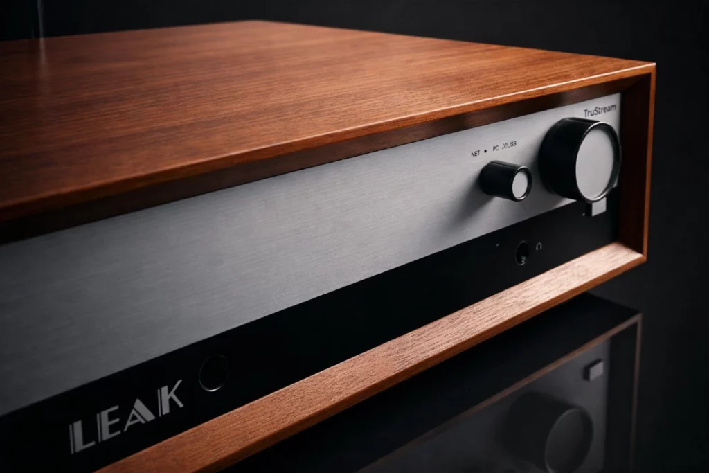 How to Set Up a Network Music Streamer for Hi-Fi Playback 10 The Leak TruStream is a high-resolution music streamer featuring an ESS ES9038Q2M DAC, Silent Angel streaming platform, support for PCM 32-bit/768 kHz and DSD512, plus TIDAL, Qobuz, Spotify Connect, AirPlay 2 and Roon Ready integration.