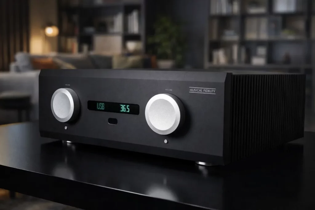 The Musical Fidelity M8xi is a 40 kg powerhouse integrated amplifier delivering 550W per channel in pure Class A/B. With massive dynamics, dual-mono architecture and serious speaker control, it’s built for uncompromising high-end systems.