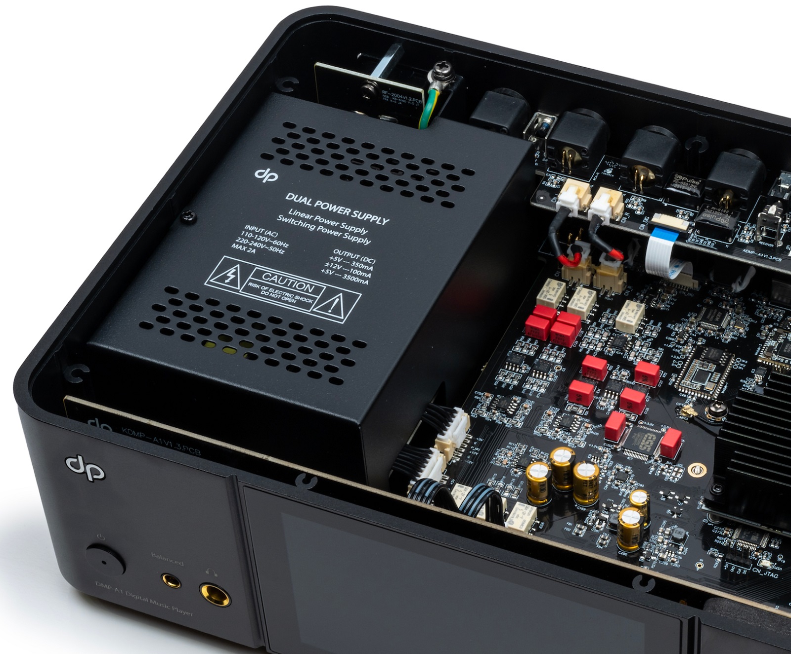 Dorpo DMP-A1: A Versatile Digital Hub for Modern Hi-Fi Systems 11 Dorpo DMP-A1 digital music player with touchscreen and volume knob