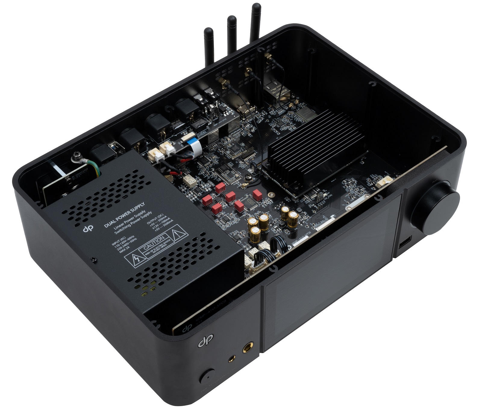 Dorpo DMP-A1: A Versatile Digital Hub for Modern Hi-Fi Systems 8 Dorpo DMP-A1 digital music player with touchscreen and volume knob