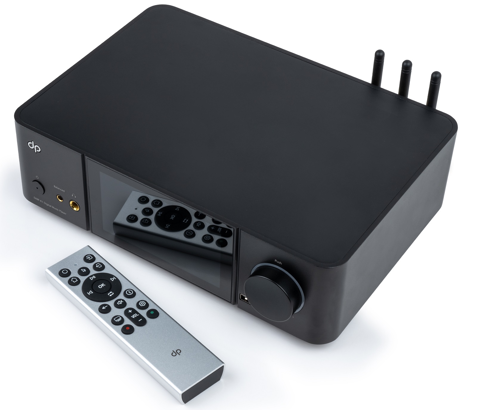Dorpo DMP-A1: A Versatile Digital Hub for Modern Hi-Fi Systems 9 Dorpo DMP-A1 digital music player with touchscreen and volume knob