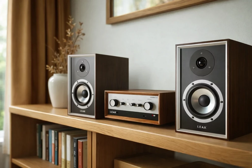 10 Speakers for Every Audiophile: From Compact Designs to High-End Masterpieces 16 Leak Sandwich 100 is a compact two-way hi-fi speaker featuring advanced sandwich cone technology, a 30mm tweeter, and precise, low-distortion sound—ideal for smaller listening spaces.
