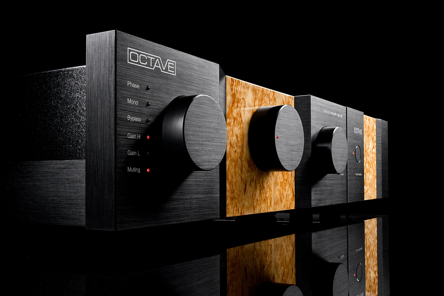 Octave’s Jubilee Preamp SE redefines reference control with new high-voltage XLR transformers, 80 kOhm impedance, ultra-low distortion, and a 5 Hz–150 kHz bandwidth—engineered for absolute clarity and modern high-end systems.