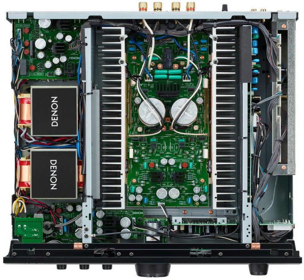 Inside the PMA-1700NE, dual transformers and carefully separated circuits ensure clean, low-noise performance