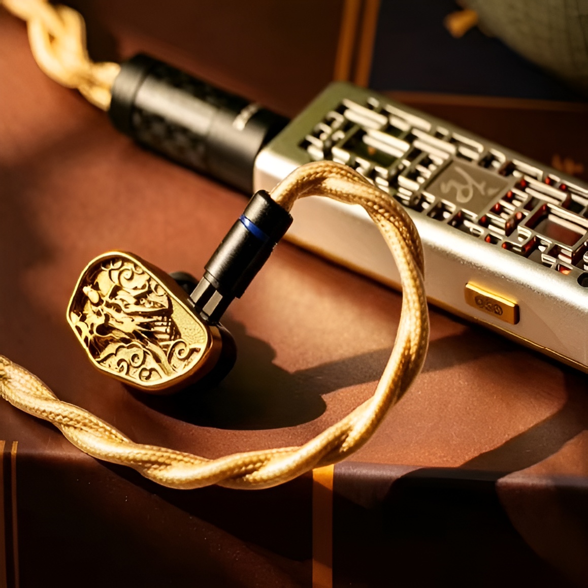 Tangzu LIZHI in-ear headphones with stainless steel housing and clean, minimalist industrial design