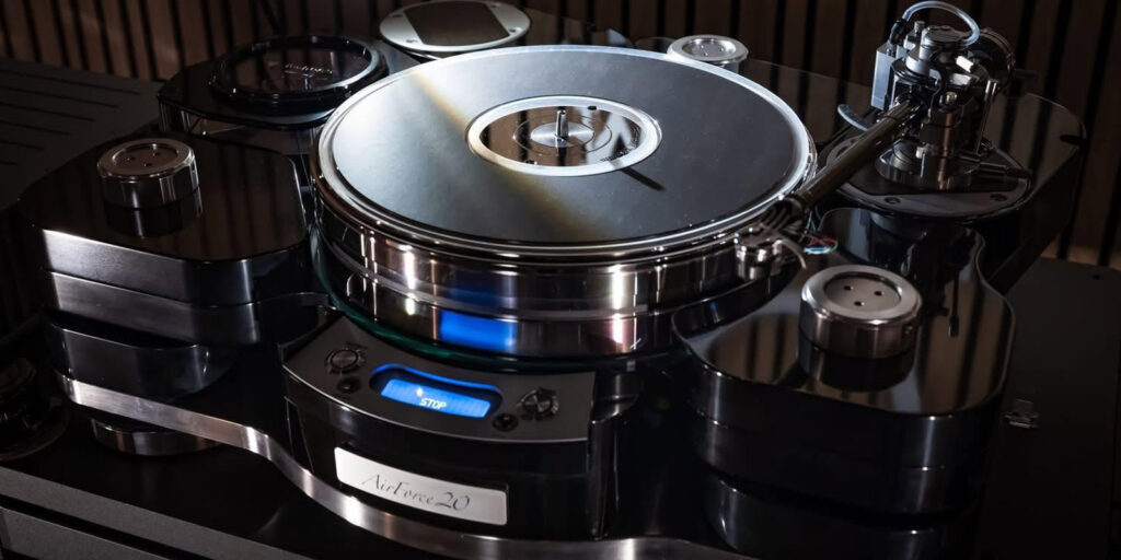 How to Set Up a Turntable for Better Sound: Tracking Force, Anti-Skate, VTA, Placement, and Phono Connections 11 Turntable tonearm and cartridge being adjusted for tracking force, anti-skate, VTA, placement, and phono connection setup