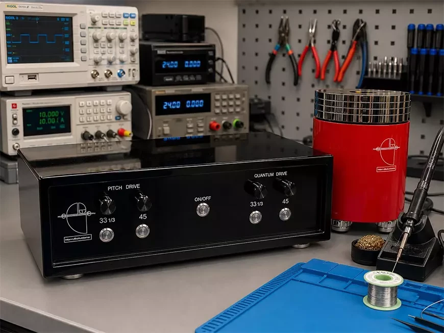 Hornsolutions Quantum Drive – an upgraded motor for the La Platine Verdier turntable
