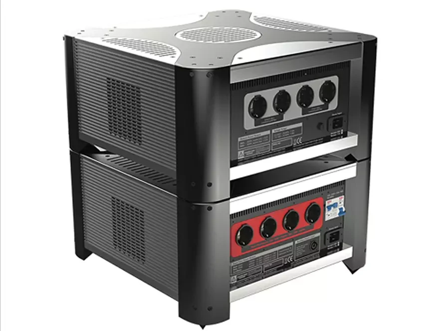 IsoTek V5 Genesis and V5 Super Titan: A Purpose-Built Power Partnership 11 IsoTek V5 Genesis mains generator and V5 Super Titan power conditioner in matching enclosures