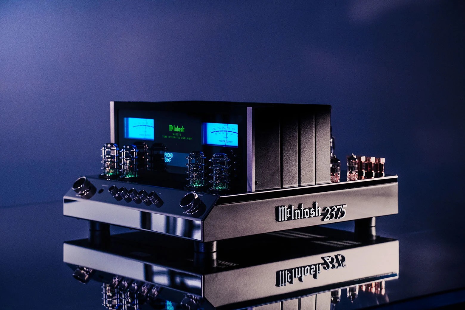 The McIntosh MA2375 is the company's first new tube integrated amplifier in more than a decade, combining classic vacuum tube sound with modern engineering.