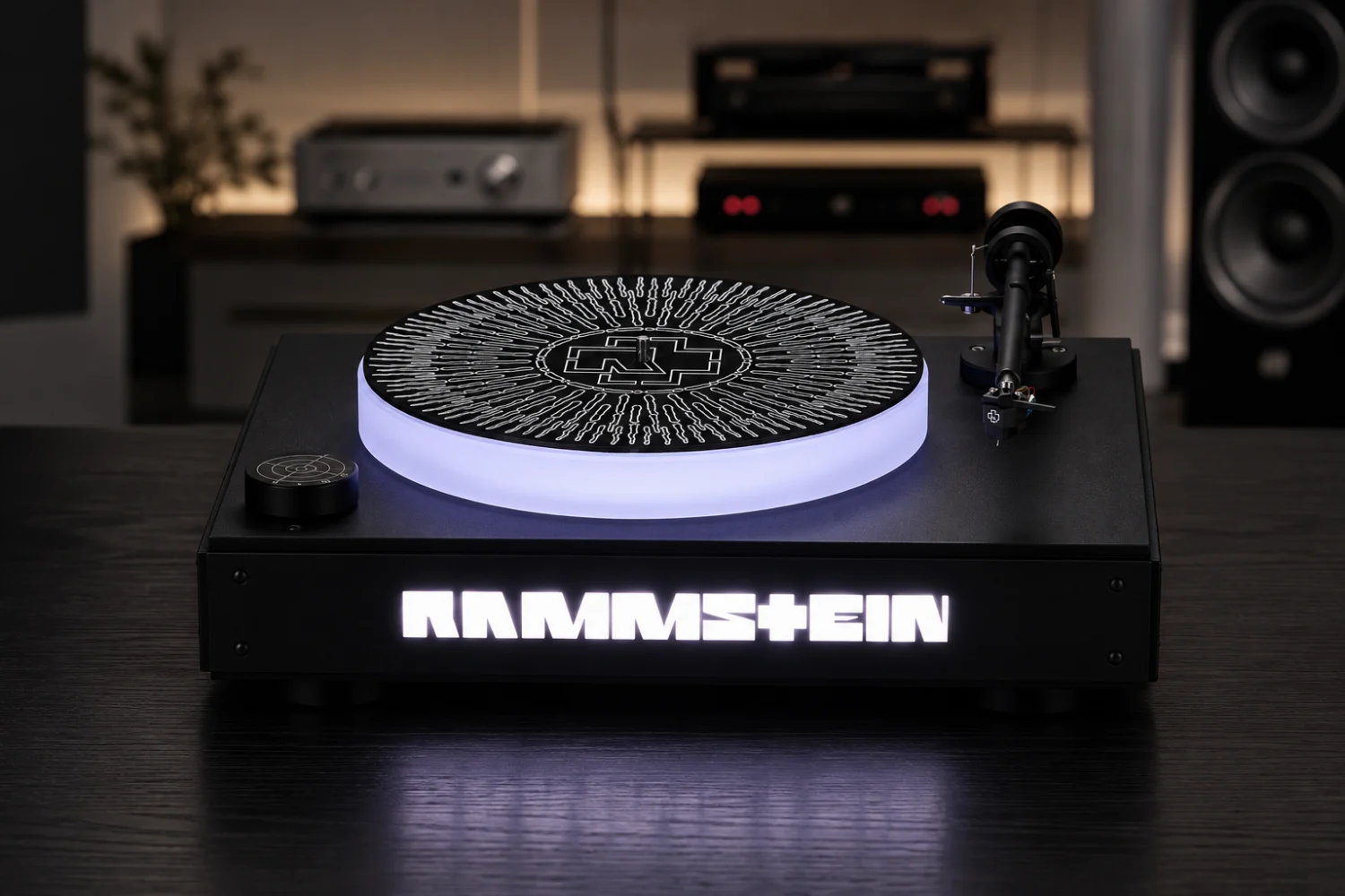 Clearaudio has unveiled a Rammstein-inspired turntable with integrated LED lighting, exclusive styling, and a production run limited to just 1,000 units worldwide.