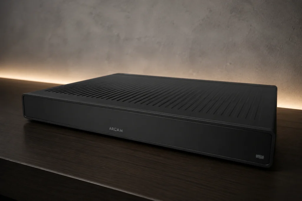 Five Network Streamers Compared: Which One Should You Buy? 3 Hi-fi network streamer connected by Ethernet and digital audio cables in a stereo system