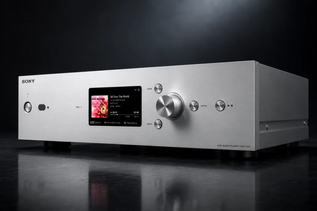 Sony's premium HAP-Z1ES music server remains a benchmark for local high-resolution audio playback, even as support for Spotify and other streaming services comes to an end in November 2026.