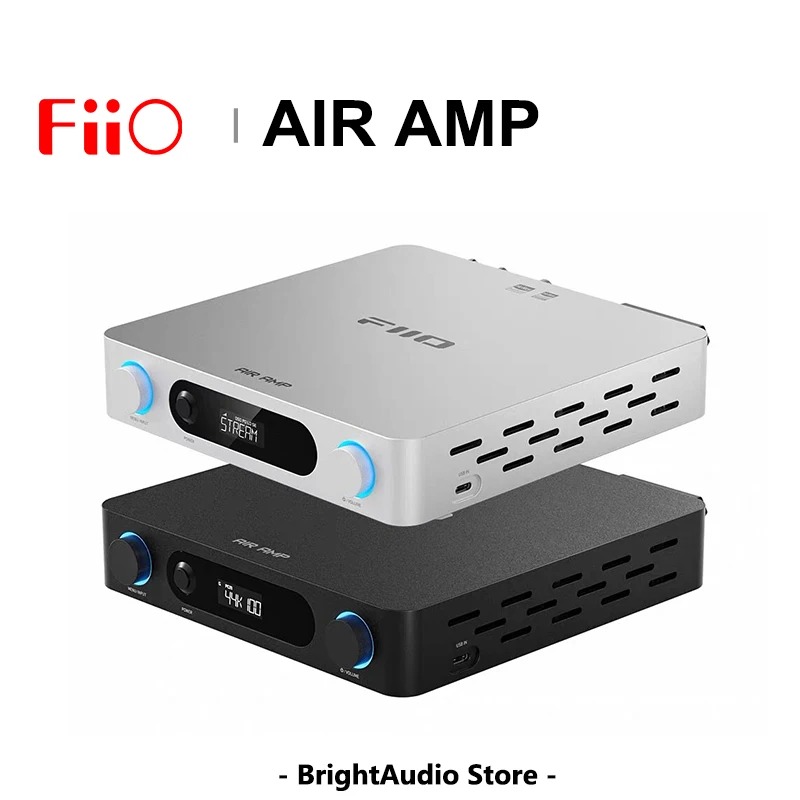 The FiiO AIR AMP is a new streaming power amplifier designed for building a compact home system with passive speakers. 