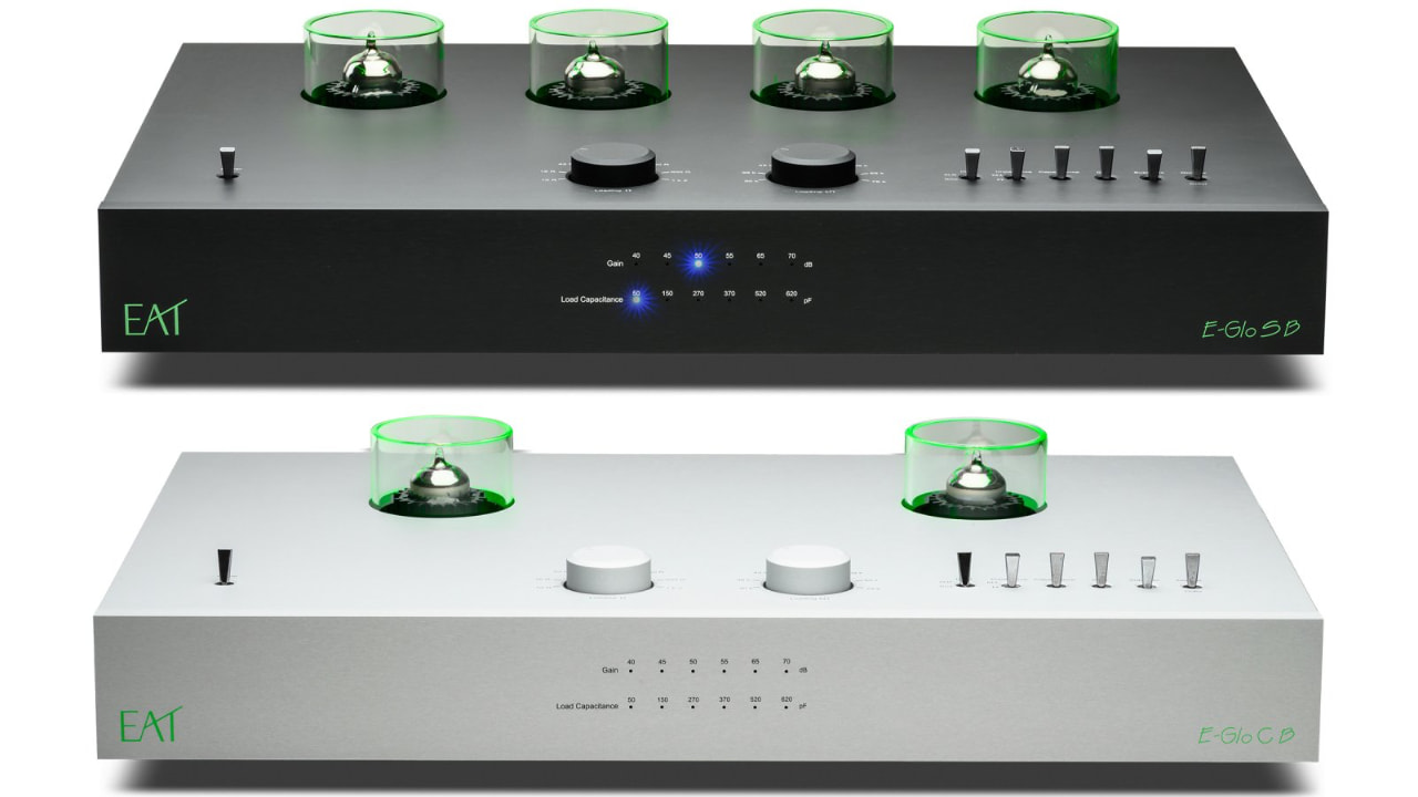 EAT E-Glo CB and SB Bring Flexible Tube Phono Stages to the E-Glo Range 8 EAT E-Glo CB and E-Glo SB tube phono preamplifiers
