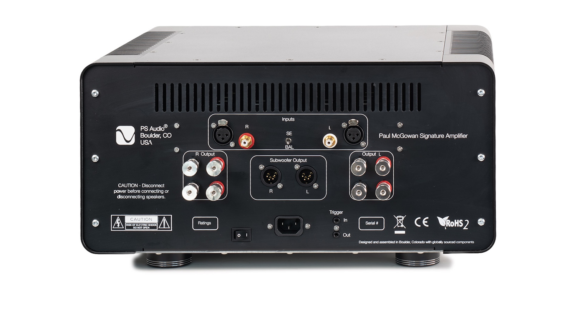 PS Audio PMG Signature S200 and S400 Bring Signature Power to Stereo Systems 10 PS Audio PMG Signature S200 and S400 stereo power amplifiers in black and silver finishes
