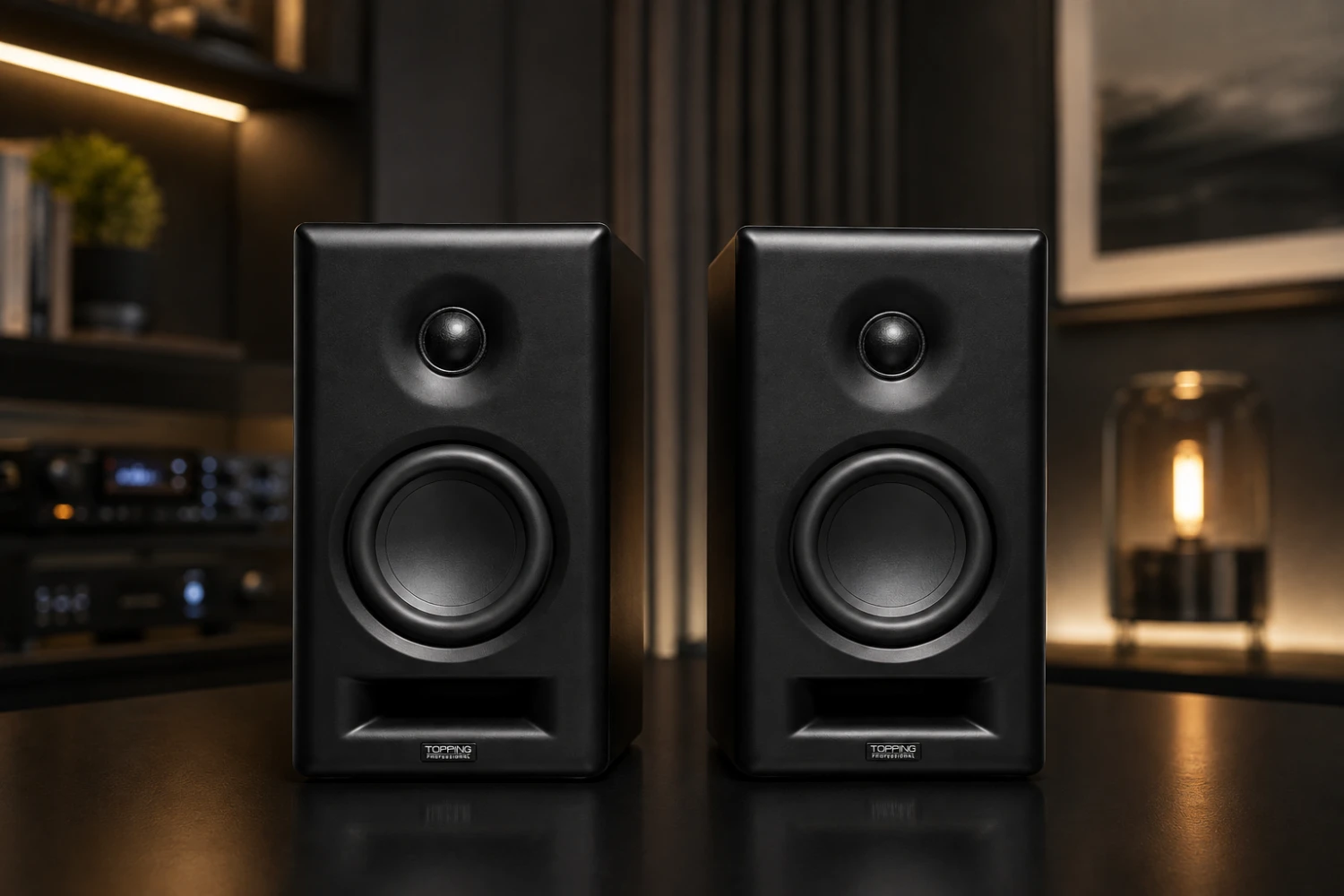 The TOPPING MA4 is a compact active stereo monitor system built around two-way drivers, dedicated Class D power and an entirely DSP-free architecture.