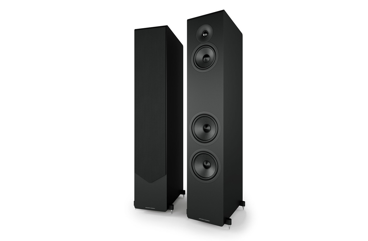 Acoustic Energy AE320 MK2 Floorstanding Speakers – Matt Black (Pair)