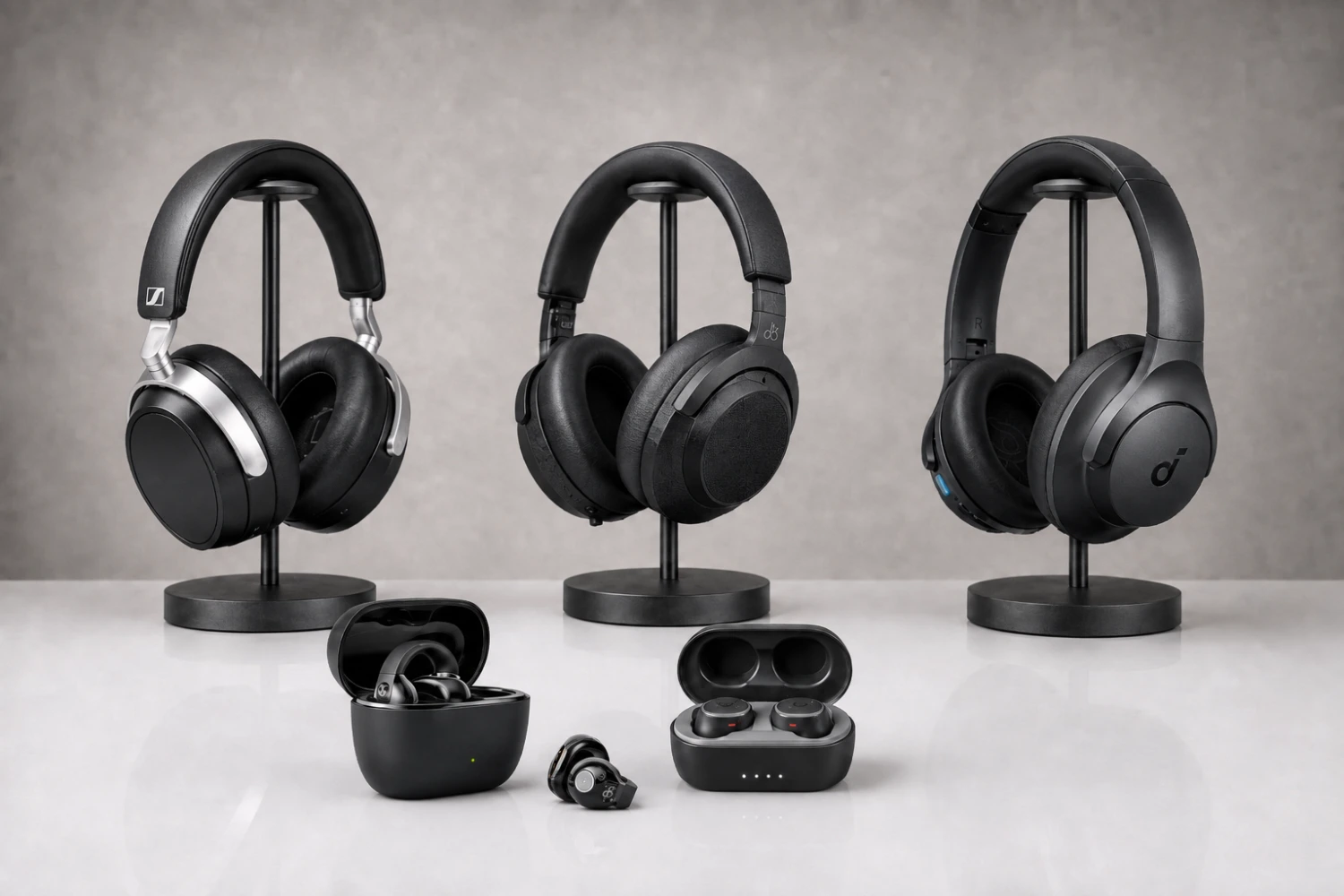 Wireless headphones now span far more than conventional music listening. This selection highlights models designed for everyday use, exercise, gaming, open-fit comfort and sleep.
