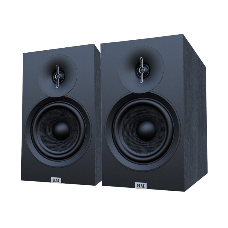 ELAC Debut 3.0 DB63 Bookshelf Speakers – Black Ash