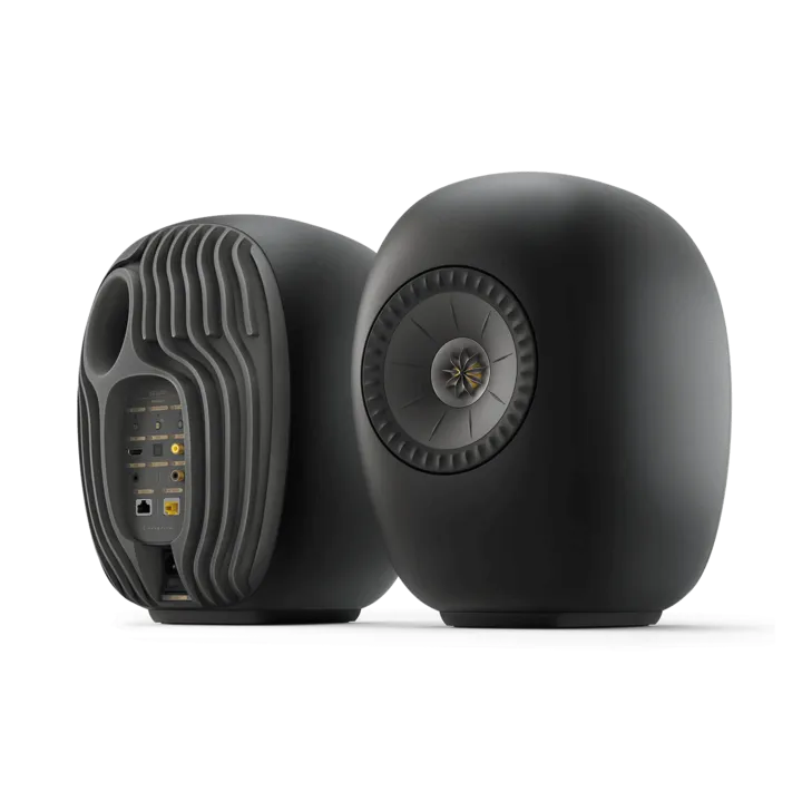 KEF LS Luxe Combines Sculptural Form With Active Hi-Fi 9 KEF LS Luxe wireless active speakers in Eclipse Black