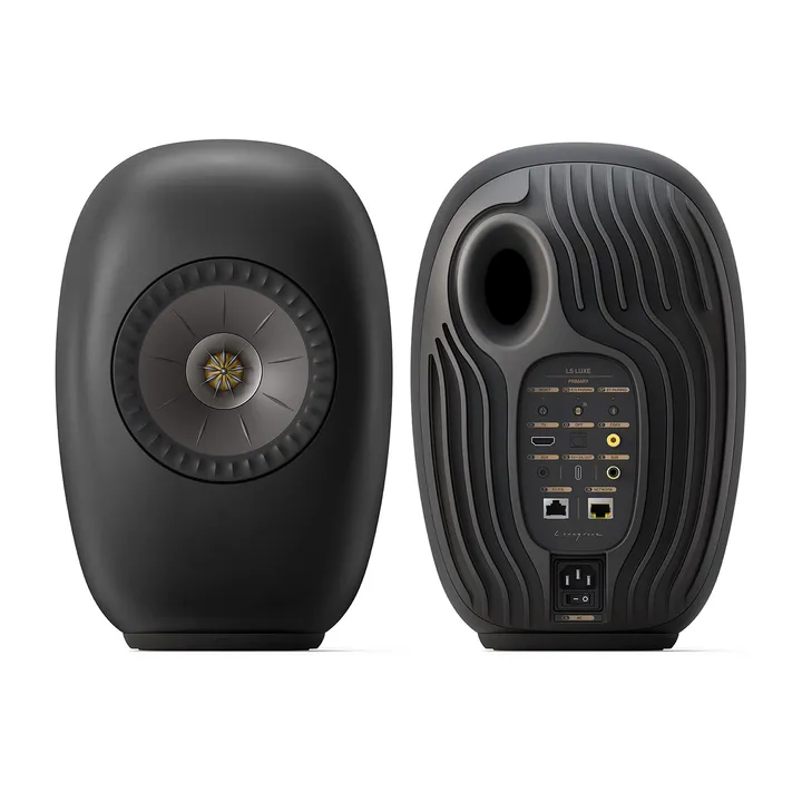 KEF LS Luxe Combines Sculptural Form With Active Hi-Fi 10 KEF LS Luxe wireless active speakers in Eclipse Black
