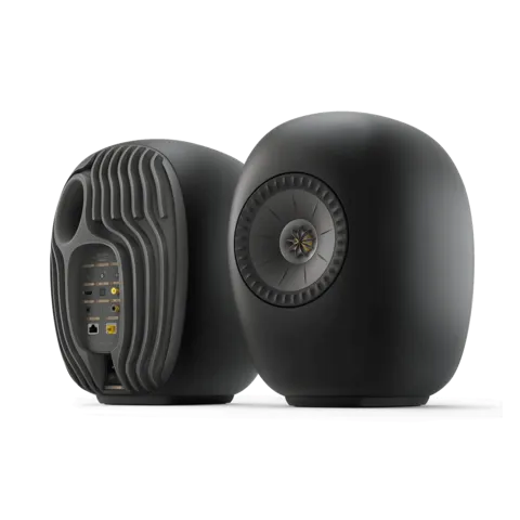 KEF LS Luxe Combines Sculptural Form With Active Hi-Fi 8 KEF LS Luxe wireless active speakers in Eclipse Black