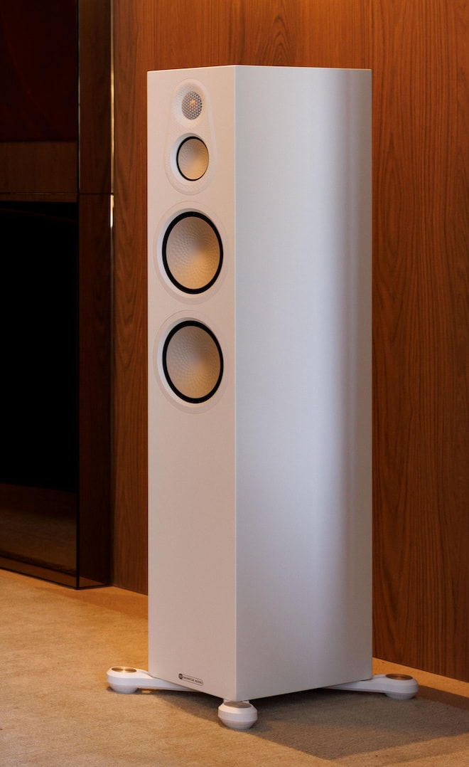 Monitor Audio Silver Series 8G Expands Across Stereo and Dolby Atmos 10 Monitor Audio Silver 500 8G floorstanding speaker in European Walnut
