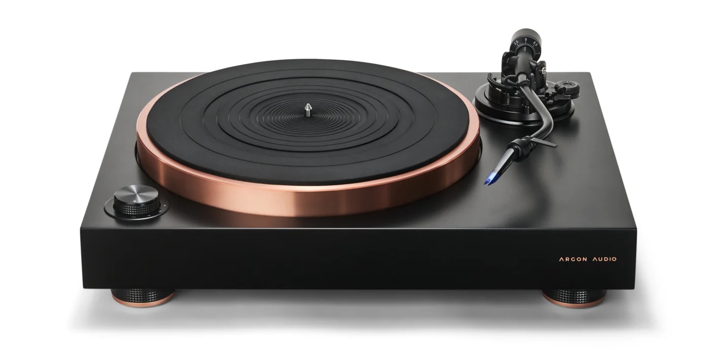 Argon Audio Aurora Brings Direct-Drive Precision to Home Vinyl Systems 2 Argon Audio Aurora direct-drive turntable with S-shaped tonearm