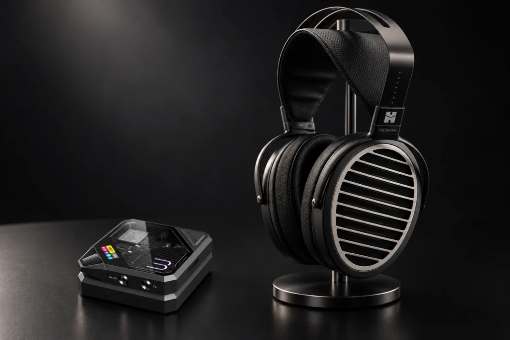 The compact HiBy FD3 II combines dual CS4302 conversion, high-resolution USB playback, Bluetooth reception and switchable Class A or Class AB headphone amplification.
