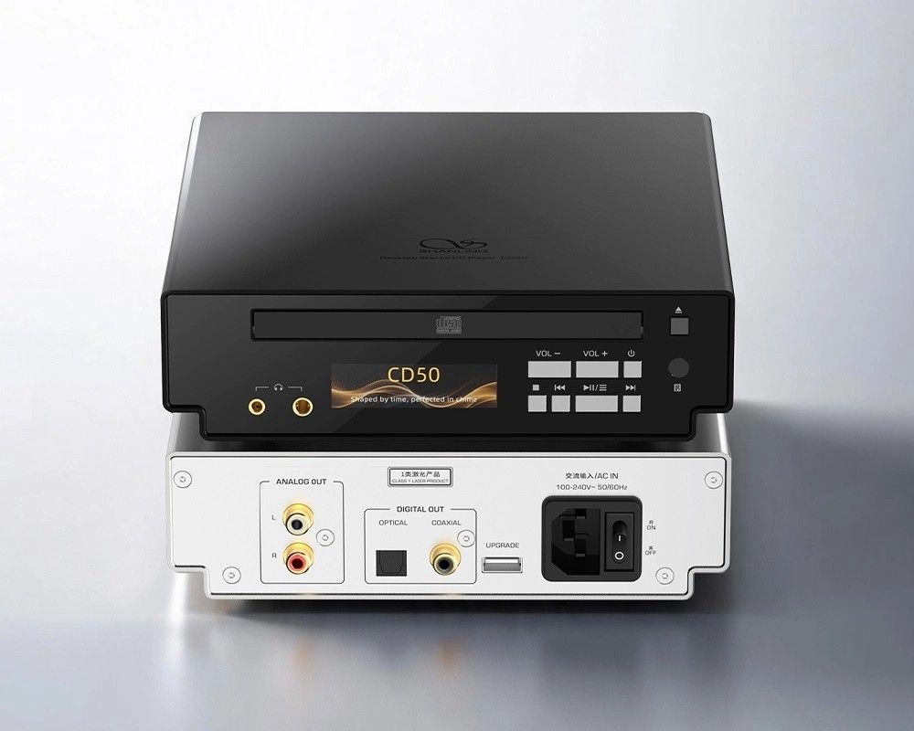 Shanling CD50 Packs DAC and Balanced Headphone Power Into a Compact CD Player 2 Shanling CD50: compact CD player with Cirrus Logic CS43198 DAC chip and balanced headphone amplifier