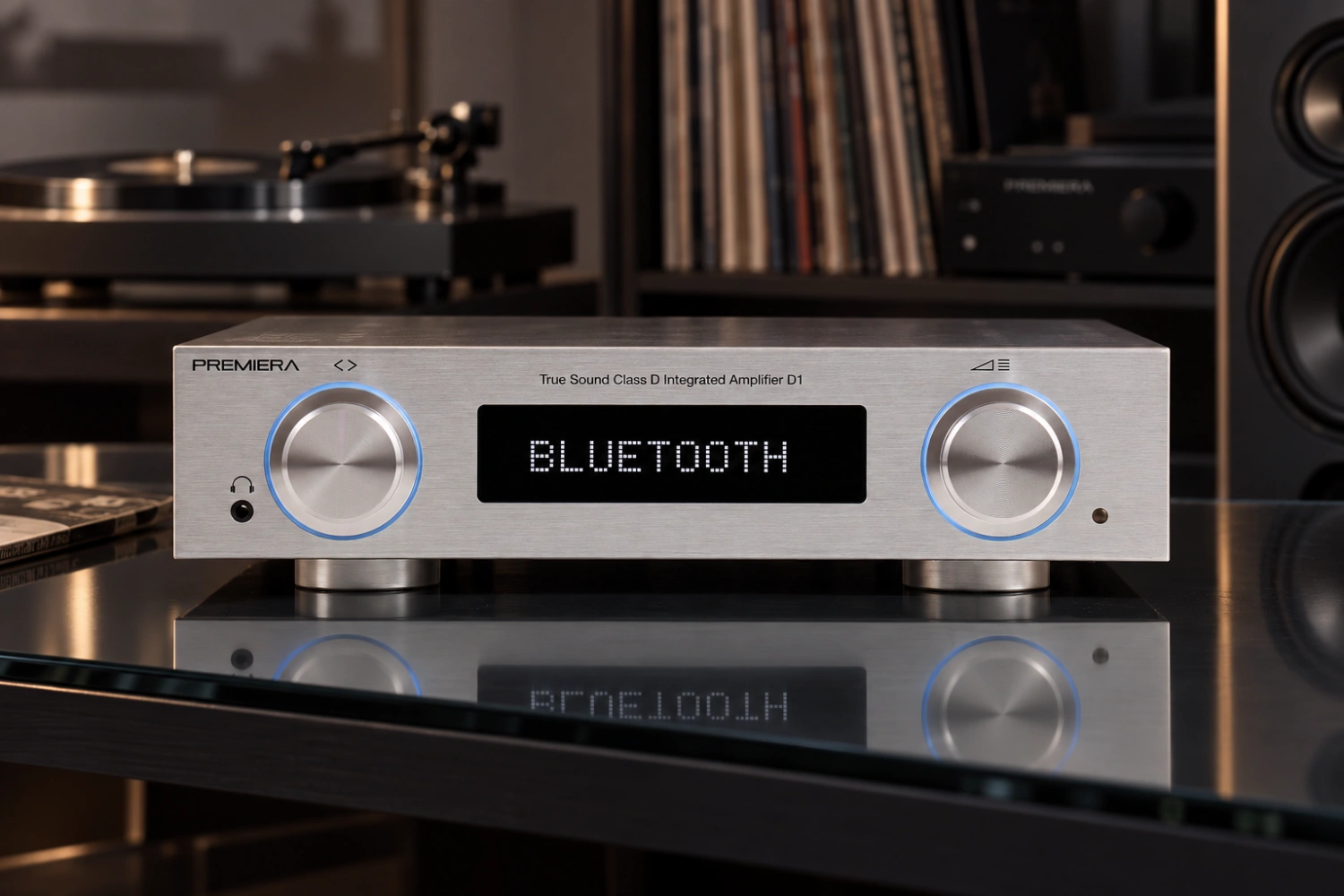 Premiera D1 Packs Class D Power, Sabre DAC and MM Phono Into a Compact Chassis 1 Premiera’s compact D1 integrated amplifier delivers 101 watts per channel into 4 ohms while accommodating digital, analog, vinyl and TV sources.