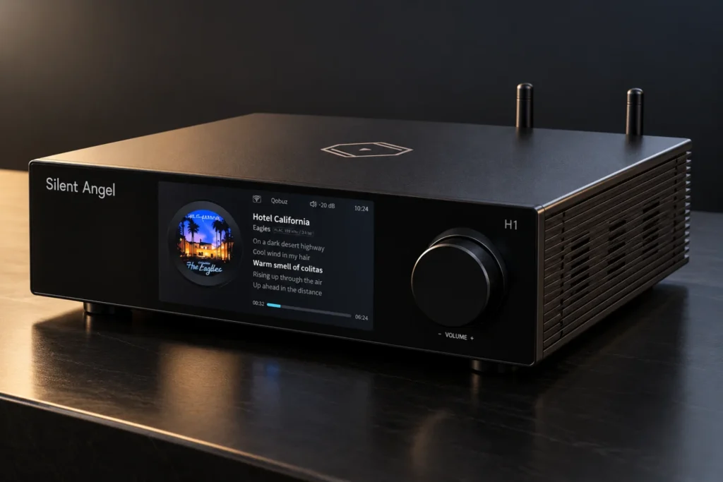 Silent Angel H1 Pure Music Hub Brings a Large Display to Desktop Streaming