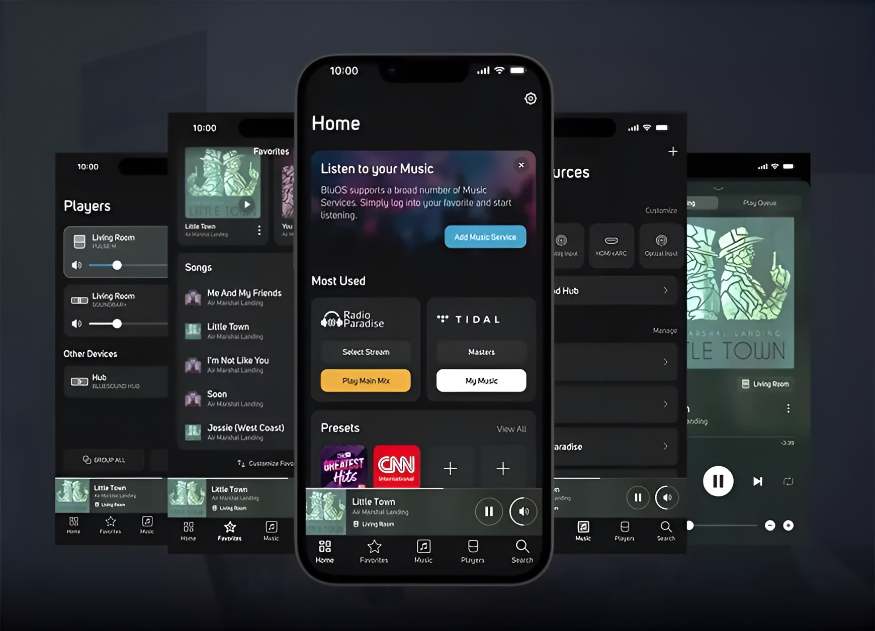 Apple Music Becomes a Native Part of the Bluesound Control Experience 24 The BluOS update is designed not only for Bluesound products but also for compatible components from other manufacturers that use this operating system.