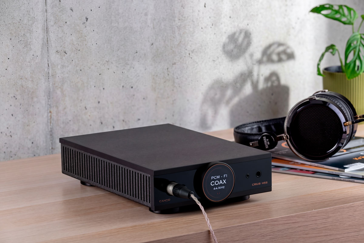 Canor Crius H5S Shrinks a Headphone Hub and Preamp Into One Chassis 22 The Canor Crius H5S combines a dual-mono DAC, discrete headphone amplifier and fully balanced preamplifier in a compact 210mm-wide chassis.