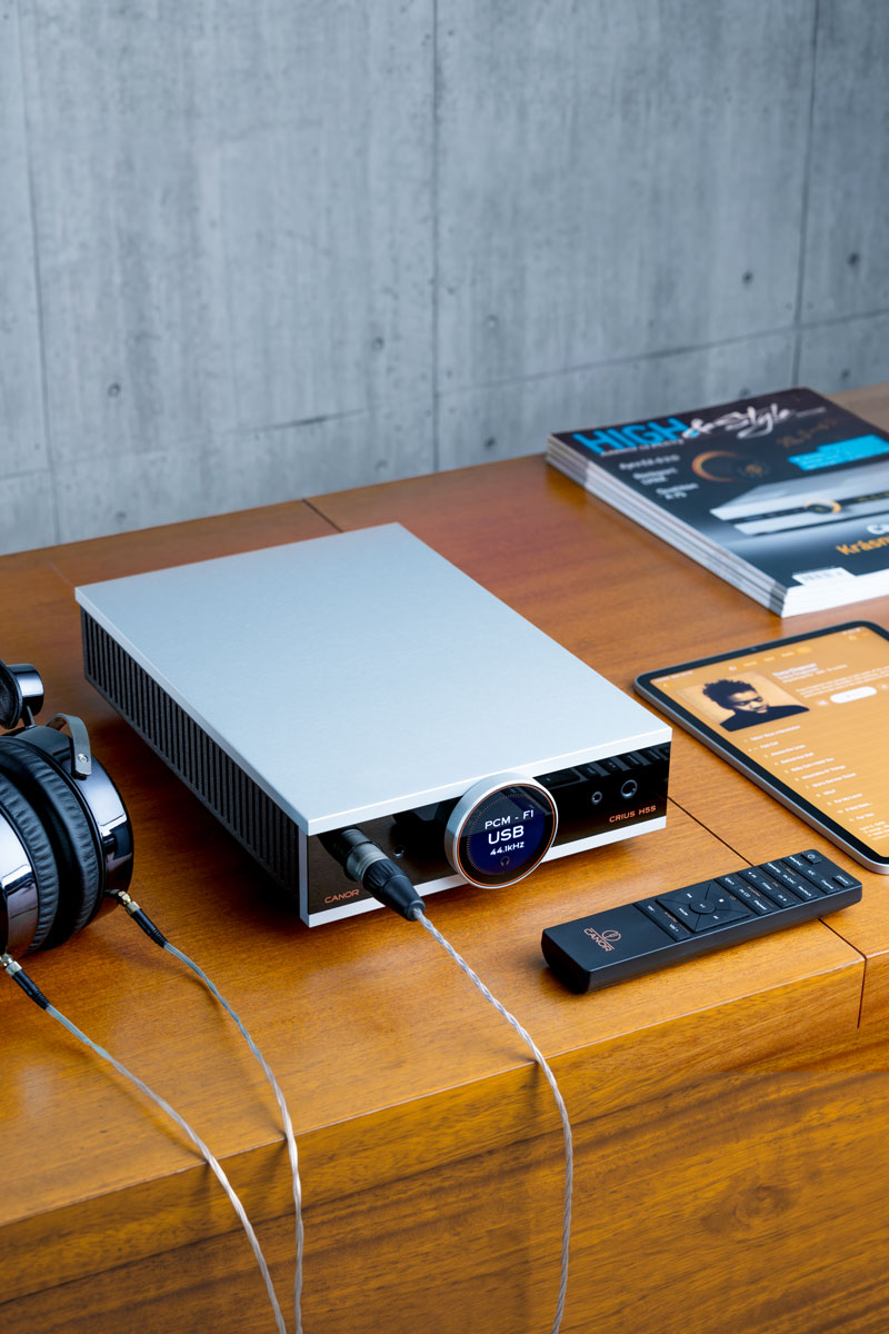 Canor Crius H5S Shrinks a Headphone Hub and Preamp Into One Chassis 23 Two ESS ES9039Q2M converters form the production H5S’s dual-mono digital stage, with one DAC assigned to each channel.