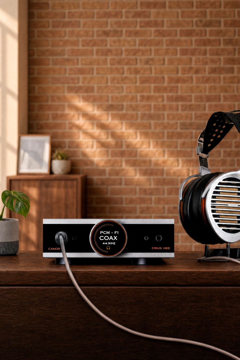 Canor Crius H5S Shrinks a Headphone Hub and Preamp Into One Chassis 25 Balanced headphone output reaches up to 4W into 30 ohms, giving the H5S useful reserves for demanding dynamic and planar-magnetic headphones.