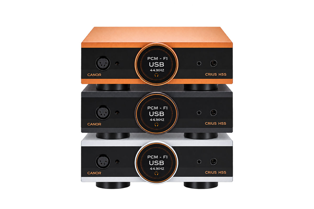 Canor Crius H5S Shrinks a Headphone Hub and Preamp Into One Chassis 27 Black, silver and bronze finishes give Canor’s first Essential Line model three visual options for desktop and compact hi-fi installations.