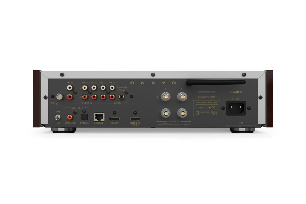 Onkyo Muse Y-50G Combines 250W Class-D Power, Streaming and Room EQ 28 Onkyo Muse Y 50G 80th Anniversary Edition 08