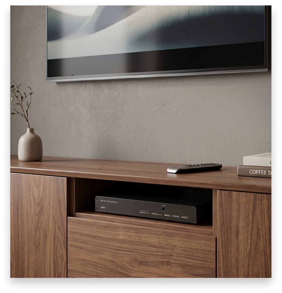 A Receiver Designed to Disappear: MartinLogan’s USR51 26 Anthem ARC Genesis room correction uses a supplied calibrated microphone to adapt the USR51 and connected speakers to the acoustics of the room.