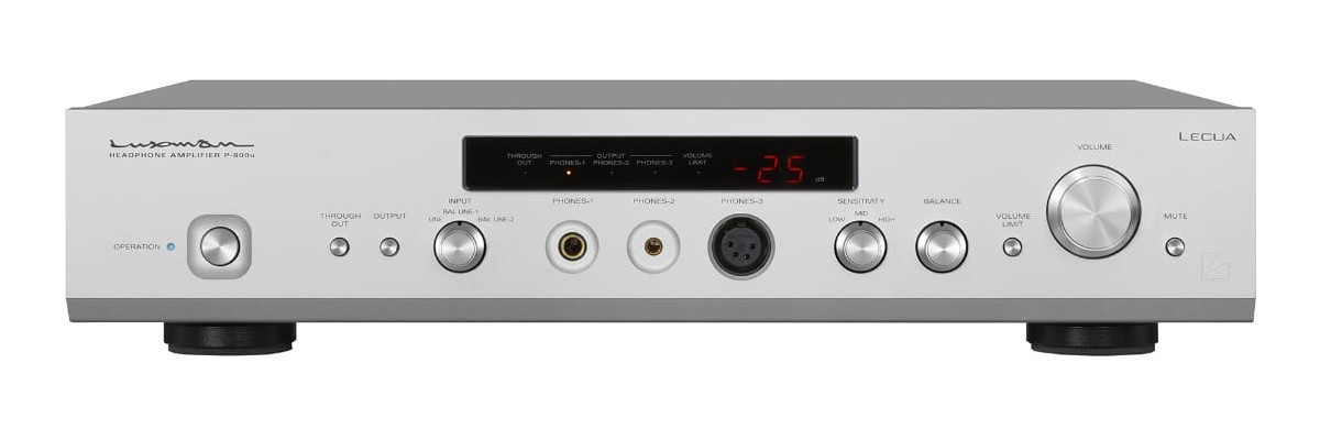 Luxman P-800u Channels Centennial Engineering Into an Analog Headphone Amp 23 There is also a 6.35 mm headphone output, which uses parallel unbalanced drive. In this configuration, two of the four amplification circuits are combined to drive the output in parallel.