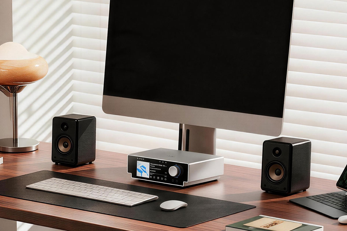 Shanling SM50 Packs a Streamer, Preamp and Headphone Amp Into One Compact Box 22 The Shanling SM50 combines network streaming, ESS-based DAC duties and headphone amplification in one compact desktop chassis.