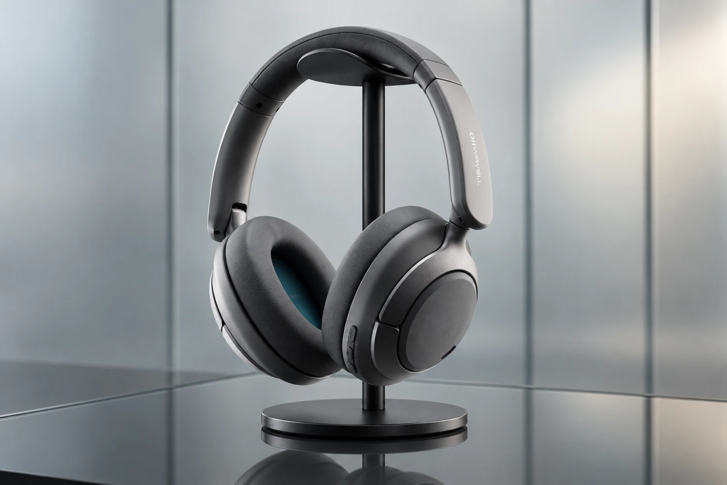 The Wavell 5 Signature is a foldable over-ear wireless headphone featuring separate bass and treble drivers, adaptive noise cancellation and extensive app control.